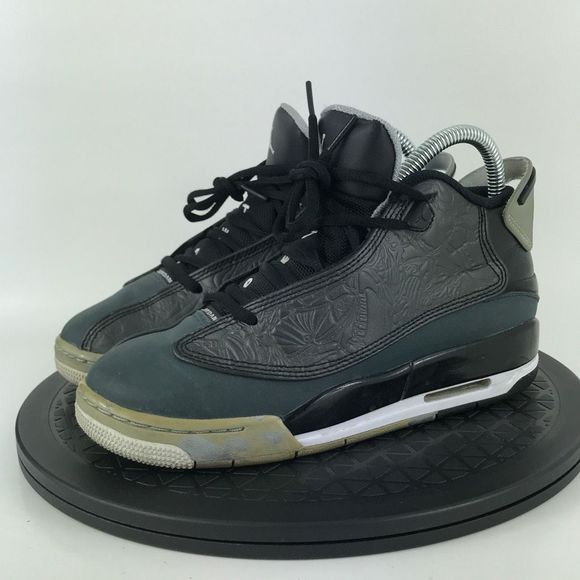 Nike Air Jordan Dub Zero Black/Gray Basketball Shoes 311047-004 Youth Size 4Y - Picture 1 of 12